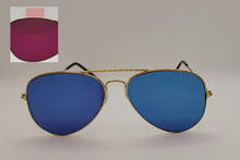Load image into Gallery viewer, Infrared IR Aviator Metal Sunglasses and a deck of marked Cards
